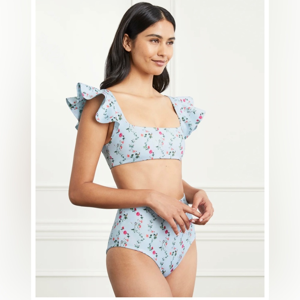 Hill house The Isla Swim Top pond floral
